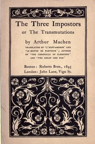 Cover of The three impostors or The transmutations