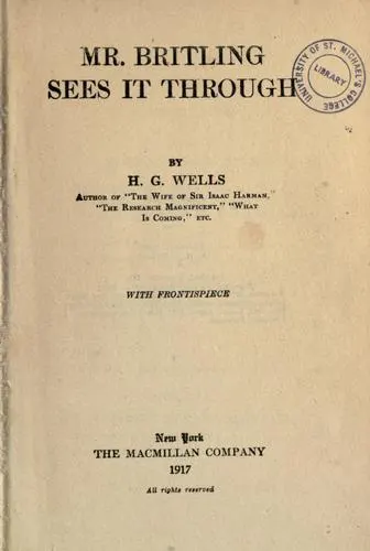 Cover of Mr. Britling Sees It Through