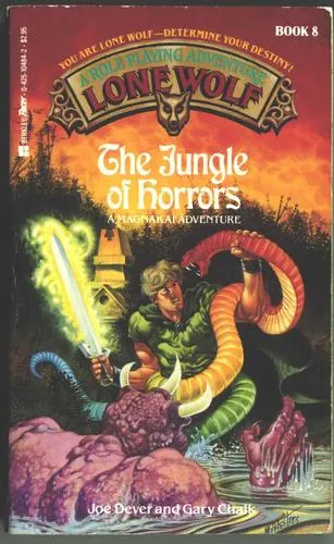 Cover of The Jungle of Horrors, Lone Wolf #8