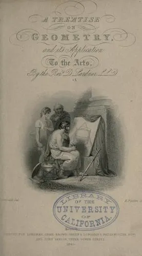 Cover of A treatise on geometry and its application in the arts