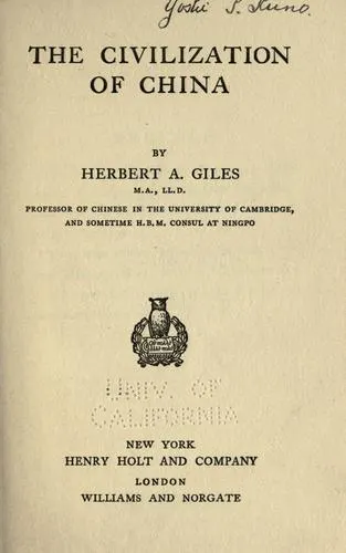 Cover of The Civilization of China