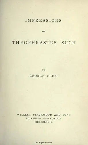 Cover of Impressions of Theophrastus Such