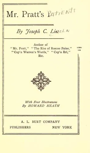 Cover of Mr. Pratt's patients