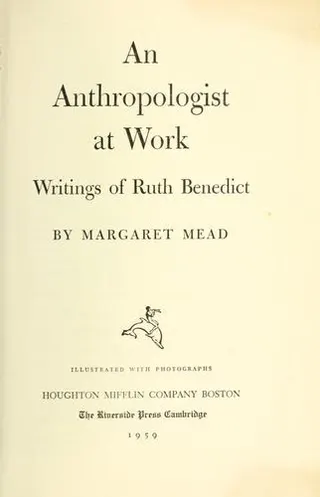 Cover of An anthropologist at work