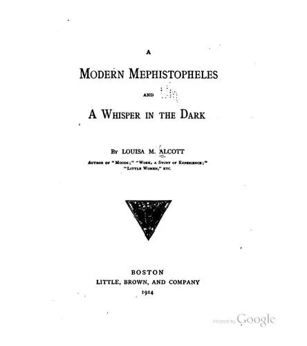 Cover of A modern Mephistopheles, and A whisper in the dark