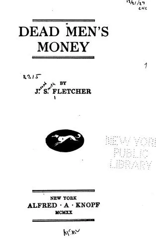 Cover of Dead Men's Money
