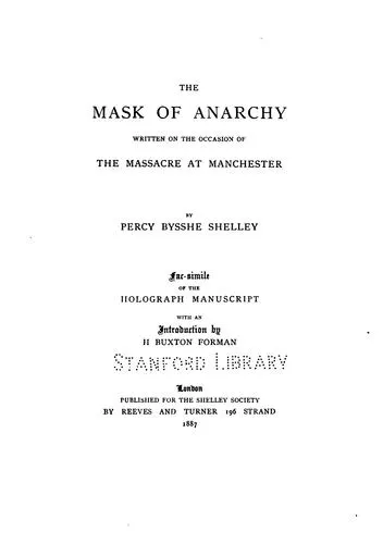 Cover of Masque of anarchy