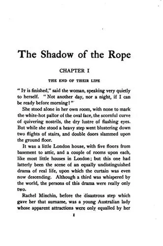 Cover of The Shadow of the Rope