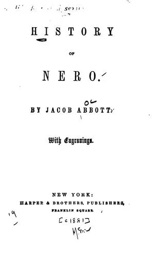 Cover of History of Nero