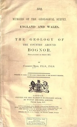 Cover of The geology of the country around Bognor