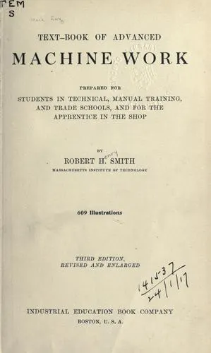 Cover of Text-book of advanced machine work