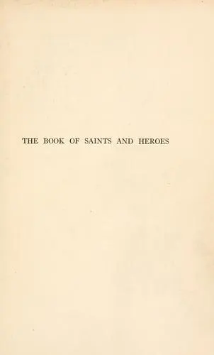 Cover of The book of saints and heroes