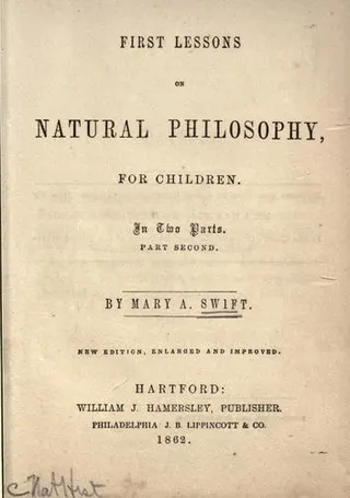 Cover of First lessons on natural philosophy for children