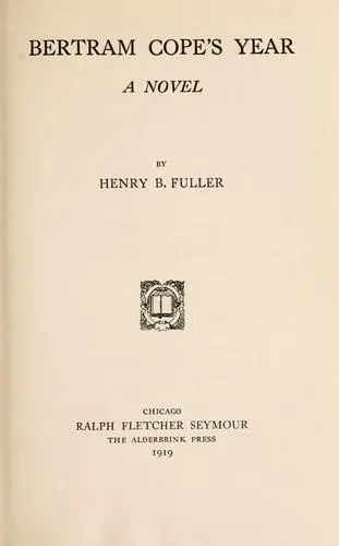 Cover of Bertram Cope's Year