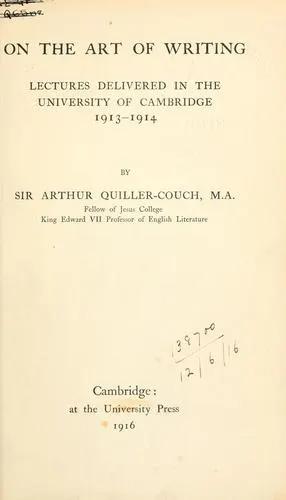 Cover of On the art of writing