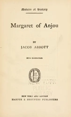 Cover of History of Margaret of Anjou