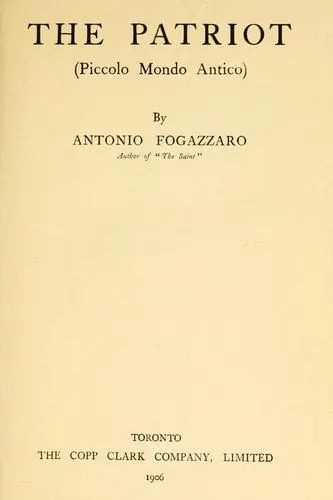 Cover of Piccolo mondo antico