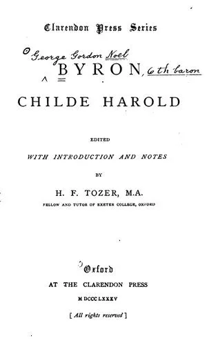Cover of Childe Harold's Pilgrimage