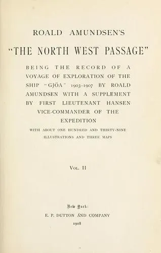 Cover of Roald Amundsen's "The North West passage"