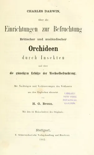 Cover of On the various contrivances by which British and foreign orchids are fertilised by insects