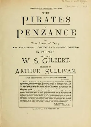 Cover of The Pirates of Penzance