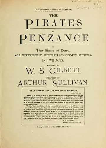 Cover of The Pirates of Penzance