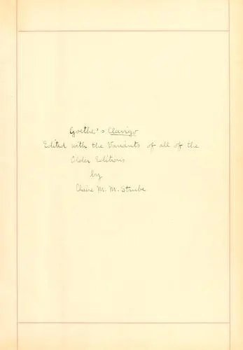 Cover of Clavigo