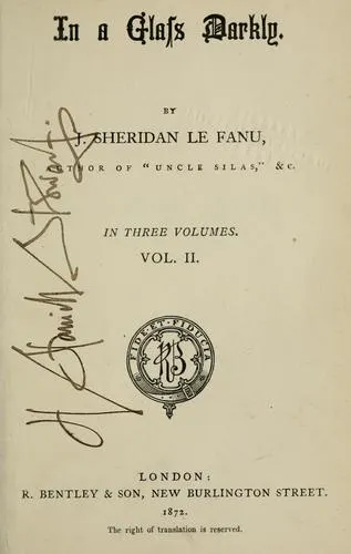 Cover of In a glass darkly