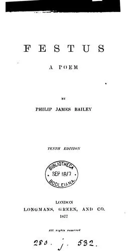Cover of Festus, a poem