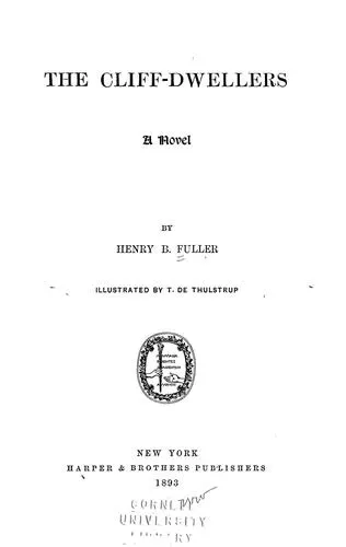 Cover of The cliff-dwellers