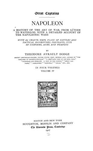 Cover of Napoleon; a history of the art of war
