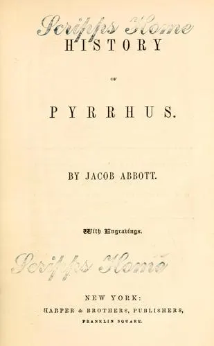 Cover of History of Pyrrhus