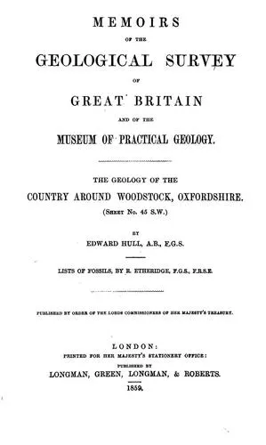 Cover of The geology of the country around Woodstock, Oxfordshire