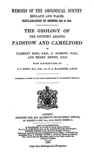 Cover of The geology of the country around Padstow and Camelford