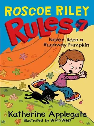 Cover of Never Race a Runaway Pumpkin