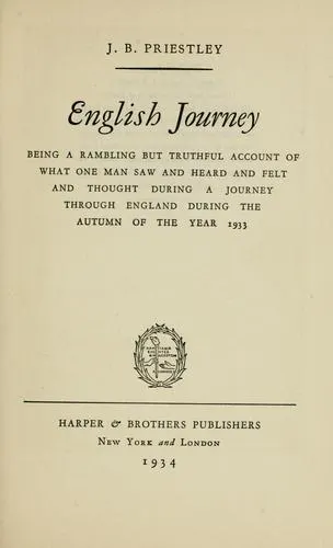 Cover of English journey