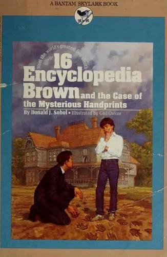 Cover of Encyclopedia Brown and the Case of the Mysterious Handprints