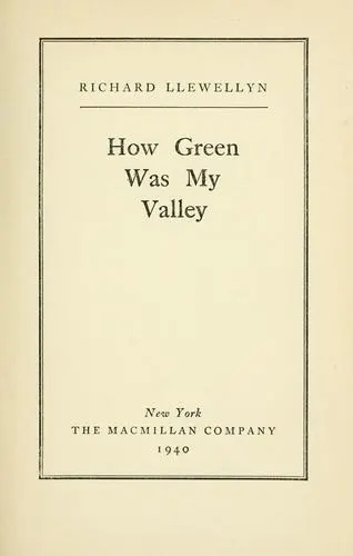 Cover of How Green Was My Valley