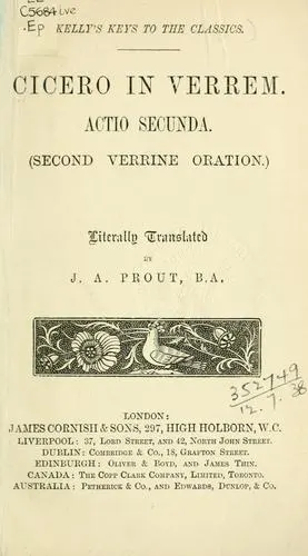 Cover of In Verrem