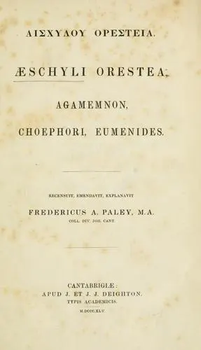 Cover of Oresteia