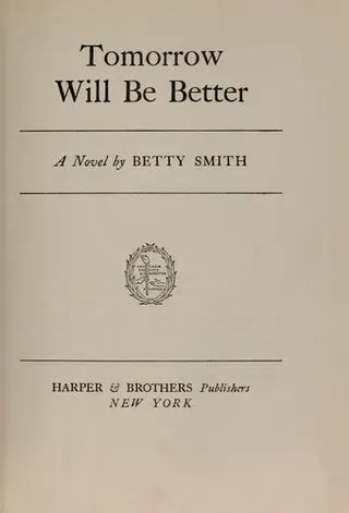 Cover of Tomorrow will be better