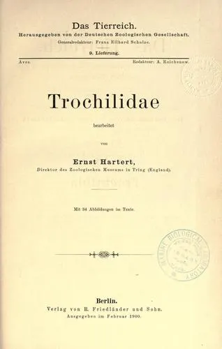 Cover of Trochilidae