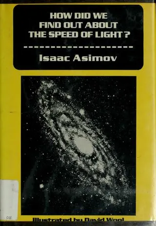 Cover of How did we find out about the speed of light?