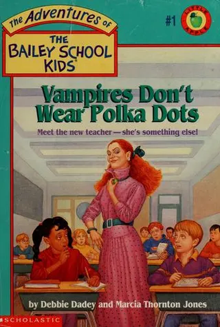 Cover of Vampires Don't Wear Polka Dots (Adventures of the Bailey School Kids, 1)