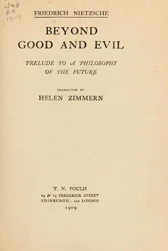 Cover of Beyond Good and Evil