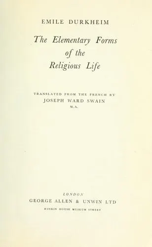 Cover of The Elementary Forms of the Religious Life