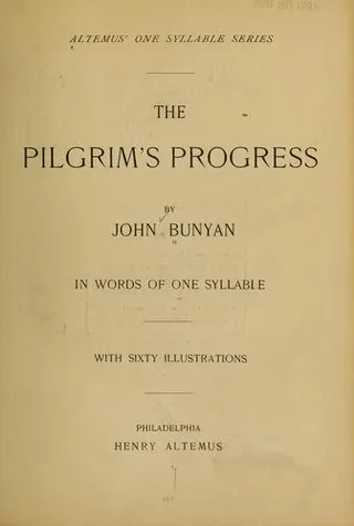 Cover of The pilgrim's progress