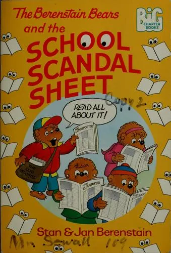 Cover of The Berenstain Bears and the school scandal sheet