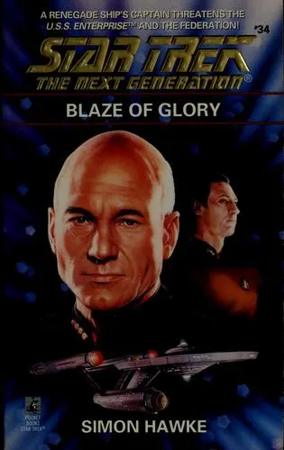 Cover of Star Trek The Next Generation - Blaze of Glory