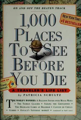 Cover of 1,000 places to see before you die